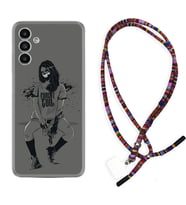 Samsung A23 A31 A32 A50 A51 A52 A53 A70 Kılıf Boyun Asklı Rasta Silikon Purest Evil 1627