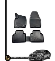 Renault Megane 4 Sedan 2016+ 3D Havuzlu Araca Özel Oto Paspas
