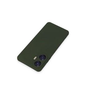 Realme C55 Kılıf Nano İçi Kadife  - Koyu Yeşil