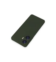 Realme C55 Kılıf Nano İçi Kadife  - Koyu Yeşil