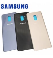 Samsung A8 Plus 2018 A730 Arka Pil Batarya Kapak Cam (Gold)