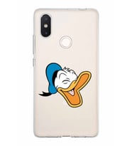 Xiaomi Mi 8 Se Uyumlu Kapak Donald Duck Tasarımlı Şeffaf Silikon Kılıf