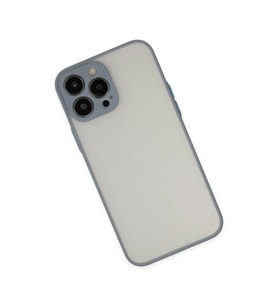 İphone 13 Pro Kılıf Montreal Silikon Kapak - Gri