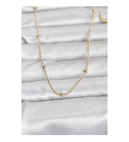 Mey İthalat® CM 14K Gold Renk Top Zincir 60 cm Kadın Kolye