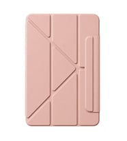 Apple iPad 2025 10.9 10.Nesil (A16) Edz Manyetik Standlı Tablet Kılıfı - Rose Gold