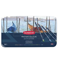 Derwent Watercolour Pencil Sulu Boya Kalemi Seti 36lı Teneke Kutu