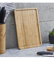 Lüks Doğal Ahşap Tepsi Sunum Çay Kahvaltılık ve Sunum Tepsisi 33x23cm