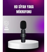 İphone Uyumlu Çift Mikrofonlu Kablosuz Yaka Seti Profesyonel Ses