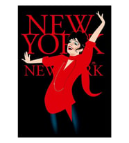 New York Tablo Ahşap Poster Dekoratif