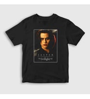 Presmono Unisex Çocuk Siyah Jasper Cullen Vampire Twilight T-Shirt 311529tt