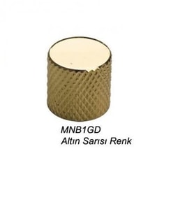 Valencia MNB1GD Düz Potans Düğmesi Gold  Silindir Tip - Metal - Gold