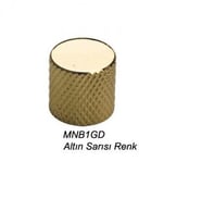 Valencia MNB1GD Düz Potans Düğmesi Gold  Silindir Tip - Metal - Gold