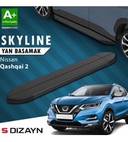 S-Dizayn Nissan Qashqai 2 Skyline Siyah Yan Basamak 173 Cm 2014-2021 A+ Kalite