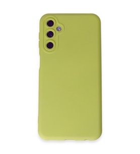 Galaxy M14 5G Kılıf Nano Içi Kadife Silikon - Sarı