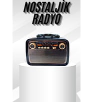 Northcity Bluetooth Müzik Kutusu El Fenerli Nostaljik Tasarım - Kablosuz Radyo ve MP3 Çalar