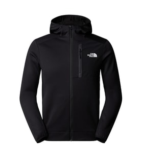 The North Face Erkek Mountain Athletics Tam Boy Fermuarlı Kapüşonlu Polar Ceket (Siyah)