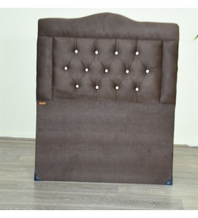 Başlık 90 Lık 17506 Tay Tüy Kahve Kumaş Dolgun Kapitone Model El Yapım (Kahverengi)
