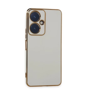 Vivo Y27 Kılıf Volet Silikon - Beyaz