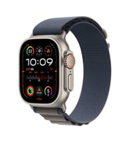 Apple Watch Ultra 2 Natürel Titanyum Kasa ve Mavi Alpine Loop Orta Boy MREP3TU/A (Teşhir Ürünüdür)