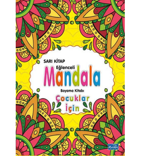 Çocuklar İçin Mandala Sarı