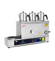 Armeka Platin Pleytli Çay Kazanı Kahveci Kazanı Kahve Ve Çay Ocağı Inox 40 Lt Sanayi Tipi
