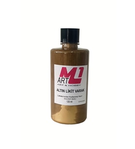 M1 ART Altın Likit Varak 120.ml