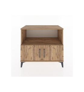 Hyperion Şifonyer 2 Raflı 2 Kapaklı 88x44x80 Çam-Çam