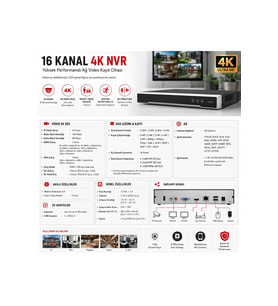 Provzen Hikvision 10 Kameralı 4MP IP ColorVu 3.0 Güvenlik Sistemi AI İnsan Araç Algılama Mikrofon ve Işıklı Alarm