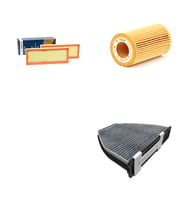 Bosch Filtre Bakım Seti Mercedes GLK 220 250 CDI X204 2009-2015 Hava + Yağ f. + Polen Filtre Sardes