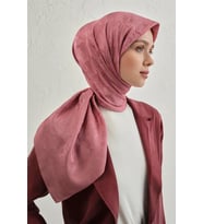 Floş Pamuk Eşarp 2 (Pembe)
