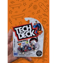Tech Deck – Color Bars x DC – Superman Serisi – Superman Karşılaşma Grafik – Parmak Kaykay