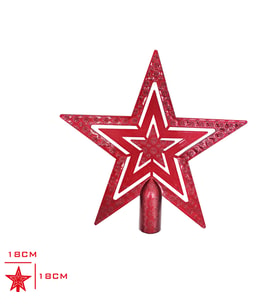 LEVA YILBASI AGAC TEPESI ICICE 18 CM (Kırmızı)