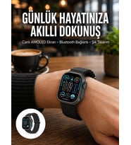 AMOLED Akıllı Saat Bluetooth Arama Su Geçirmez Yeni Nesil
