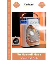 #Vantilatör Buzlu USB Buharlı Nemlendirici 600ml Sessiz Taşınabilir Ofis Tipi Su Hazneli Masa Vantil