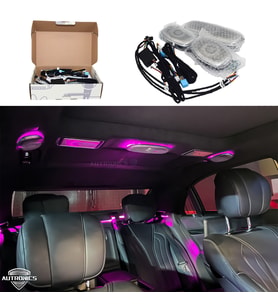 7 Renk Ambiyans Tavan Hoparlör Aydınlatma Seti Mercedes-Benz S Serisi W222 Uyumlu RGB Roof Top LED Ambiyans Işığı