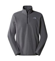 The North Face M 100 GLACIER Erkek Kısa Fermuar Polar NF0A855W4HJ1 (Gri)