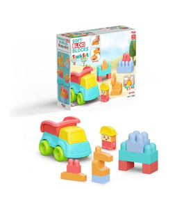 04123 YUMUŞAK BLOKİ BLOKLAR KAMYON SET 24 PARÇA