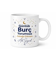 Günlük Burç Yorumsuz Sokağa Çıkmayan Astroloji Delisi Kupa Bardak Hediye