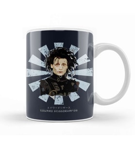 Edward Scissorhands Retro Japanese Kupa Bardak Porselen