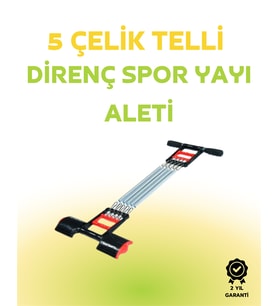 Paslanmaz Çelik Yaylı Çoklu Dirençli Kol ve Gövde Egzersiz Aleti