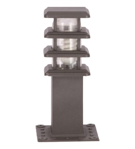 AVONNI BSU-68149-GR-K Gri Boyalı Dış Mekan Aydınlatma E27 Aluminyum Polikarbon/Akrilik Cam 20cm