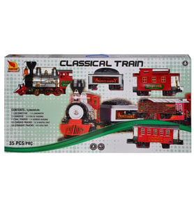 Mulvxurg  Urg02 1555 Klasik Tren Seti Sesli Ve Işıklı 35 Parça (Mulvix)