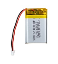 Powermaster 3.7 Volt 200 Mah Lityum Polimer Şarjlı Pil 4X20X30 mm Akıllı Saat Kulaklık Pili