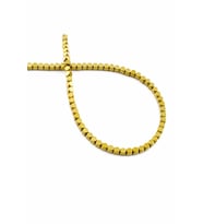 Hematit Doğal Taş Parlak Gold Küp Kesim 3x3mm Dizi [AA]