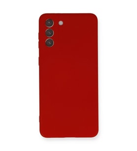Samsung Galaxy S21 Plus Kılıf Nano İçi Kadife Silikon - Kırmızı