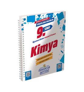 9.Sınıf Kimya Öğrencim Defteri Murat Eğitim Yayınları