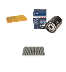 Bosch Filtre Bakım Seti Fiat 500 500c 1.4 Benzin Hava + Yağ F. + Polen Filtre Bosch
