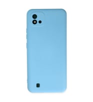 Realme C11 2021 Kılıf Nano İçi Kadife Silikon - Mavi