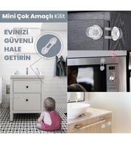 Çok Amaçlı Kilit Seti 3 Çeşit  Çocuk Emniyet  Seti