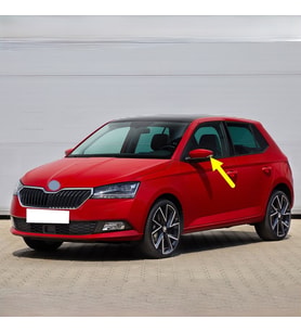 Skoda Fabia 3 2018-2021 Sol Dikiz Ayna Sinyal Lamba Camı 6V0949101